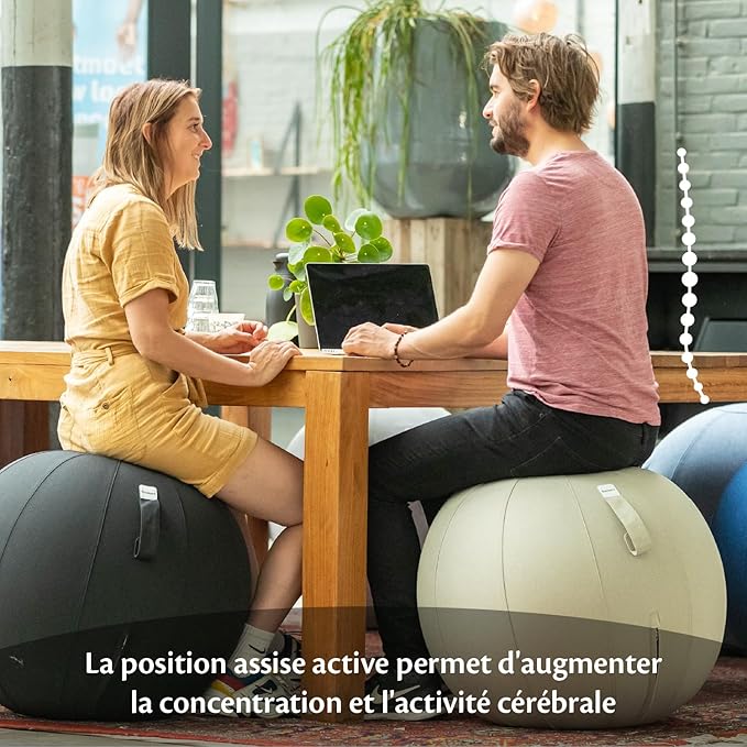 ballon ergonomique pour un bon poste de travail