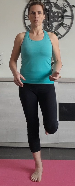 la proprioception sur un pied