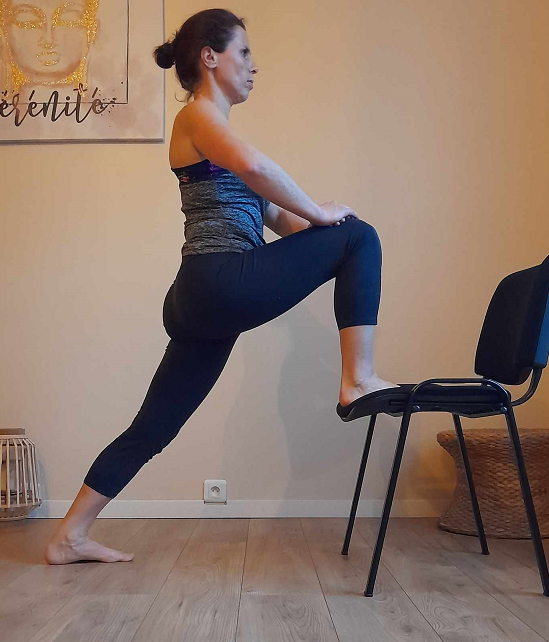 yoga sur chaise