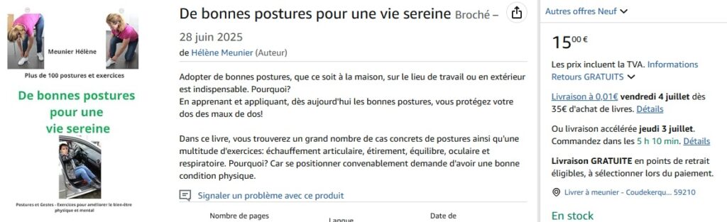 livre posture