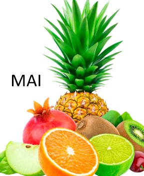 quels sont les fruits du mois de mai?